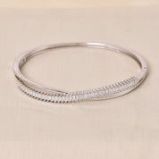 Silver Himari Diamond Kada