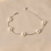 Silver Dreams Pearl Bracelet