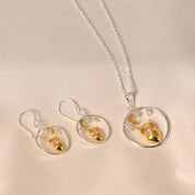 Chrowl Pendant Set with chain