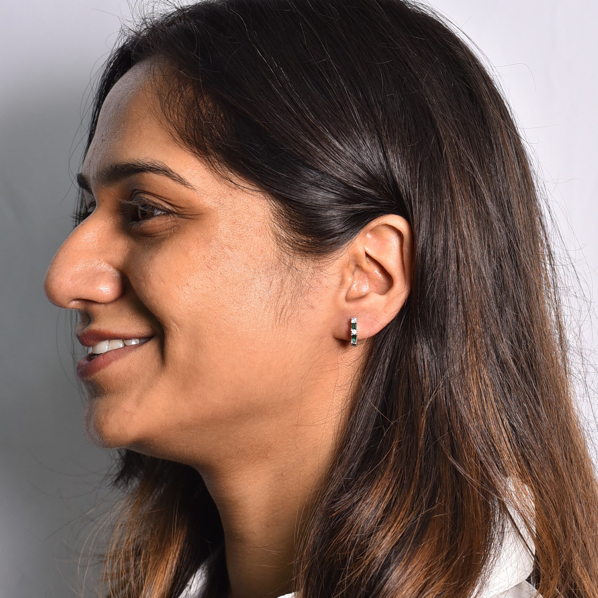 Vanya Earrings - Dark Pink