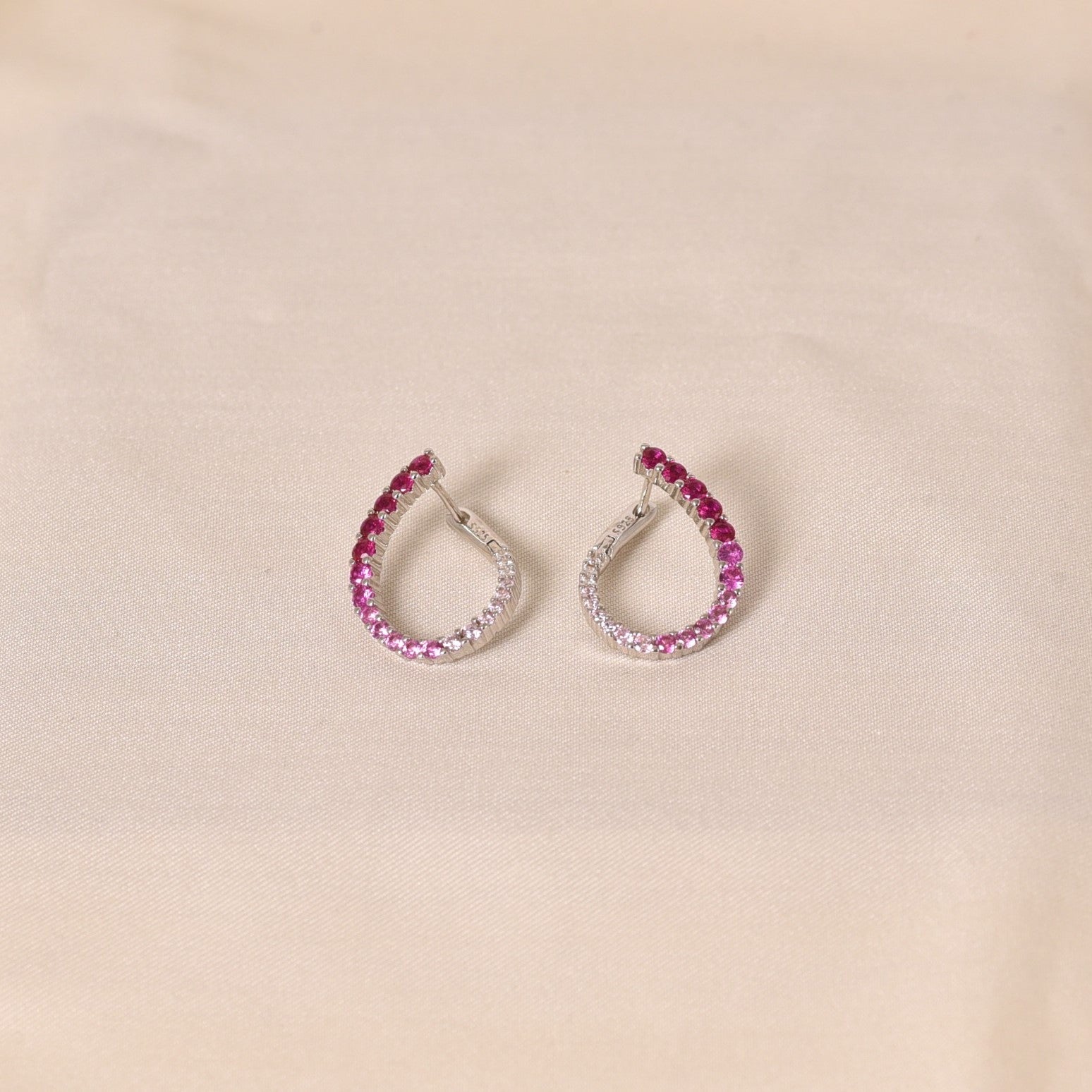 Gradient Earrings - Pink