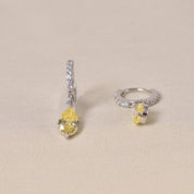 Simple Drop Hoops - Yellow