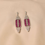 Silver Janet Diamond Earring