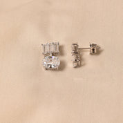Stand in Oval Earrings
