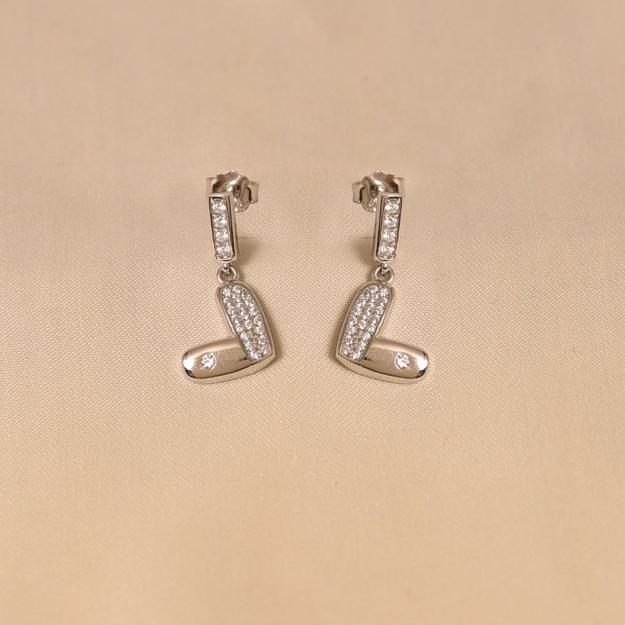 Heart Charms Light Necklace Set