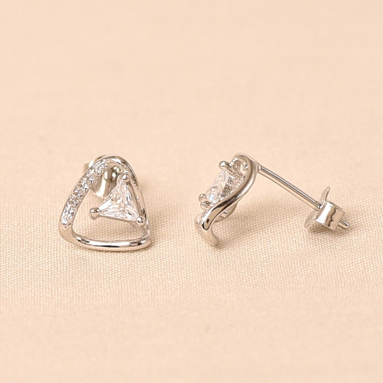 Angular Studs Earring
