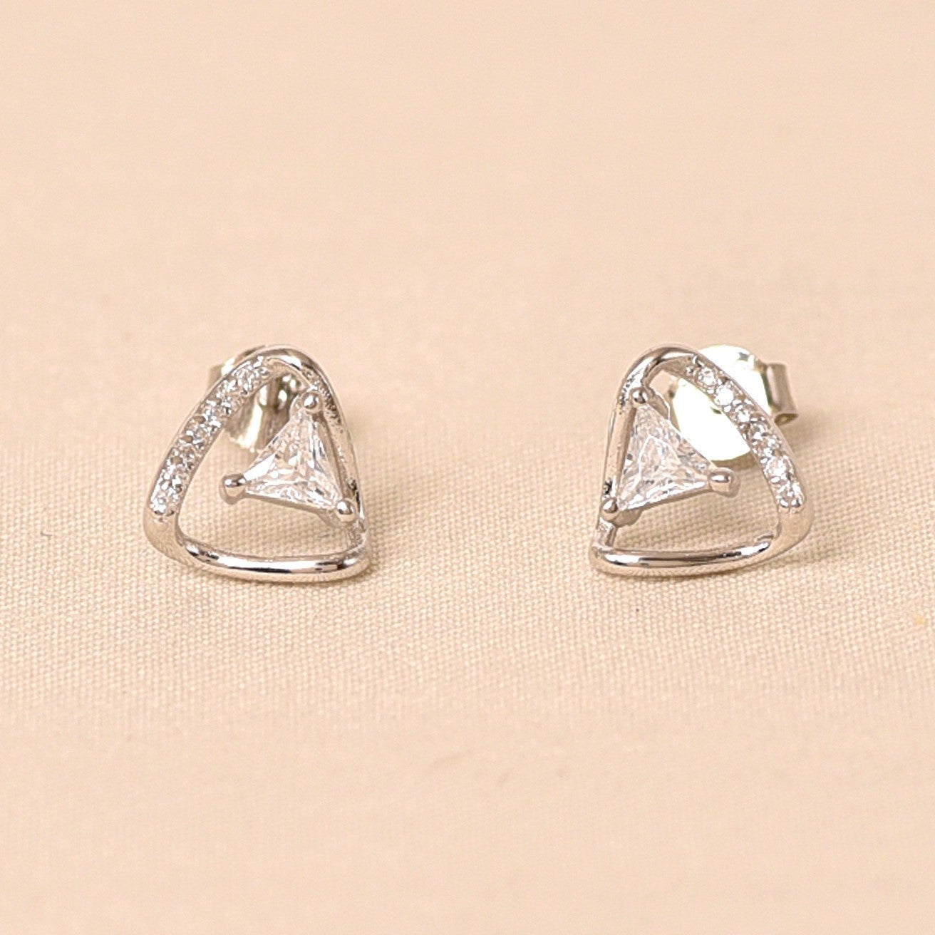 Angular Studs Earring