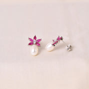 Silver Drop of Pearl - Pink