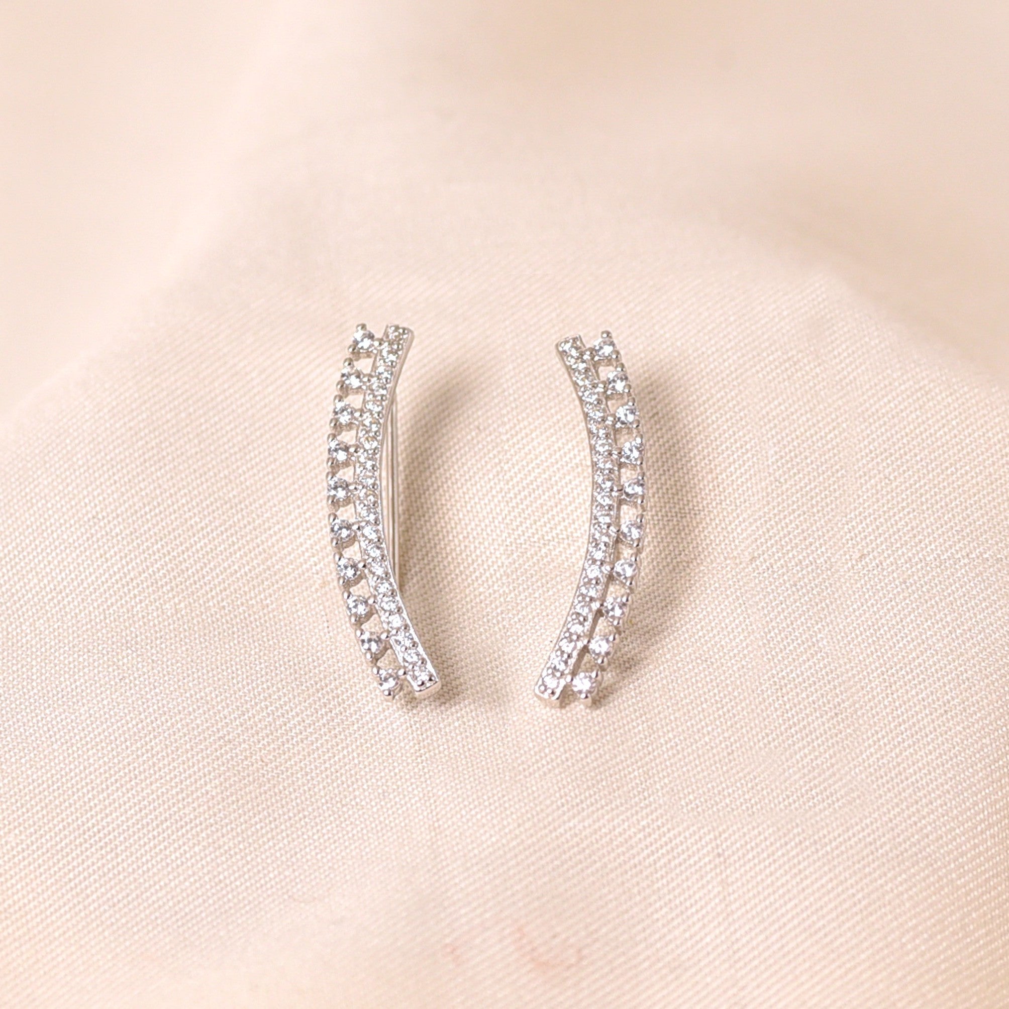Silver Ador Cuff Earring