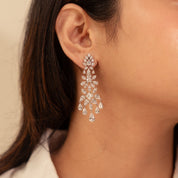 Silver Lara Diamond Earring