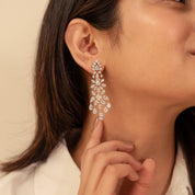 Silver Lara Diamond Earring