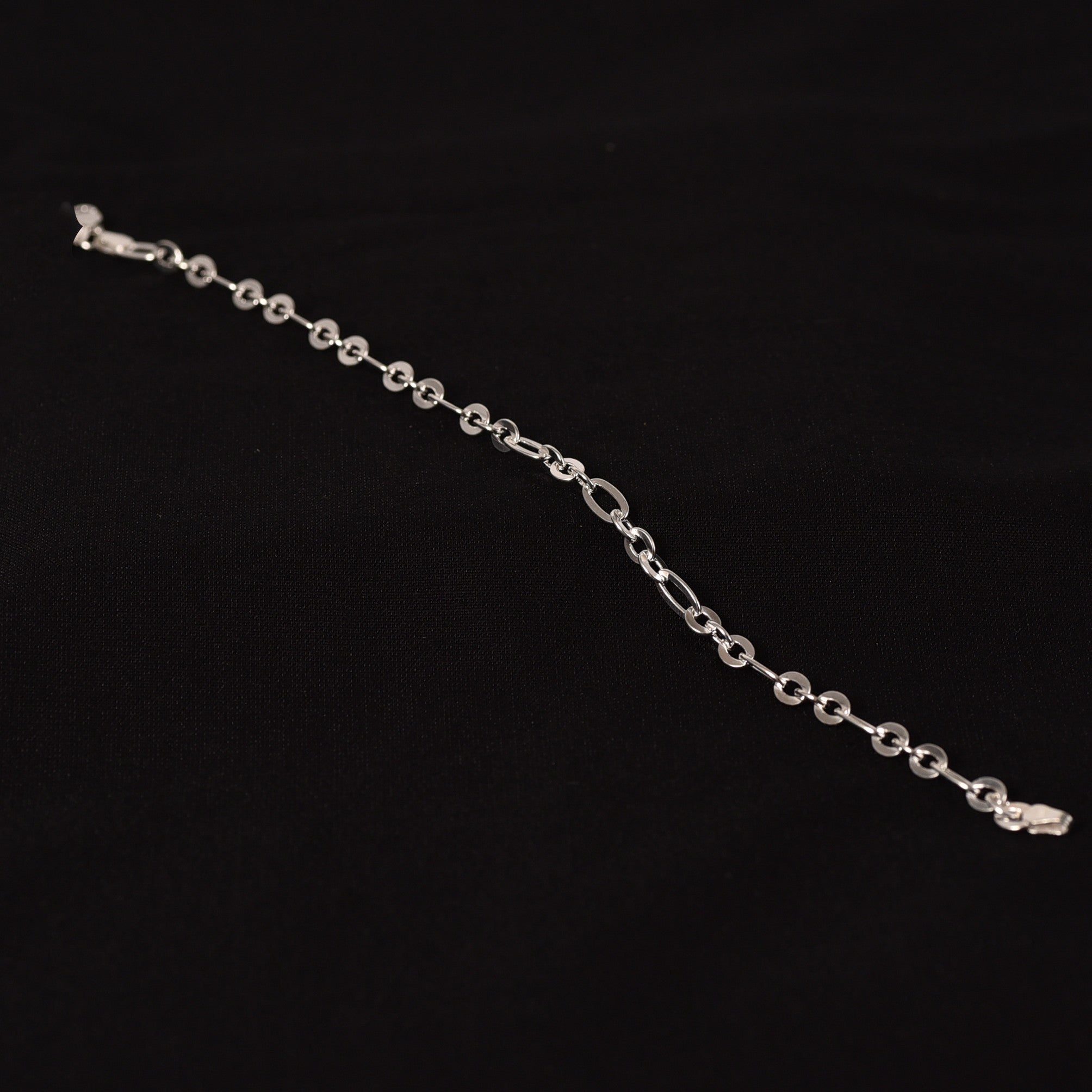 Round Linked Mens Bracelet
