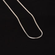 Silver Dotted Box Chain