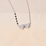 Silver Minimalistic Triangle Mangalsutra