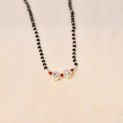 Silver Saaj Motif Mangalsutra
