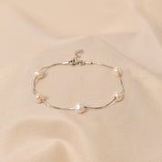 Simply Pearl Bracelet - Silver