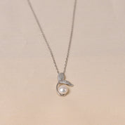 Sterling Silver Oyster Necklace