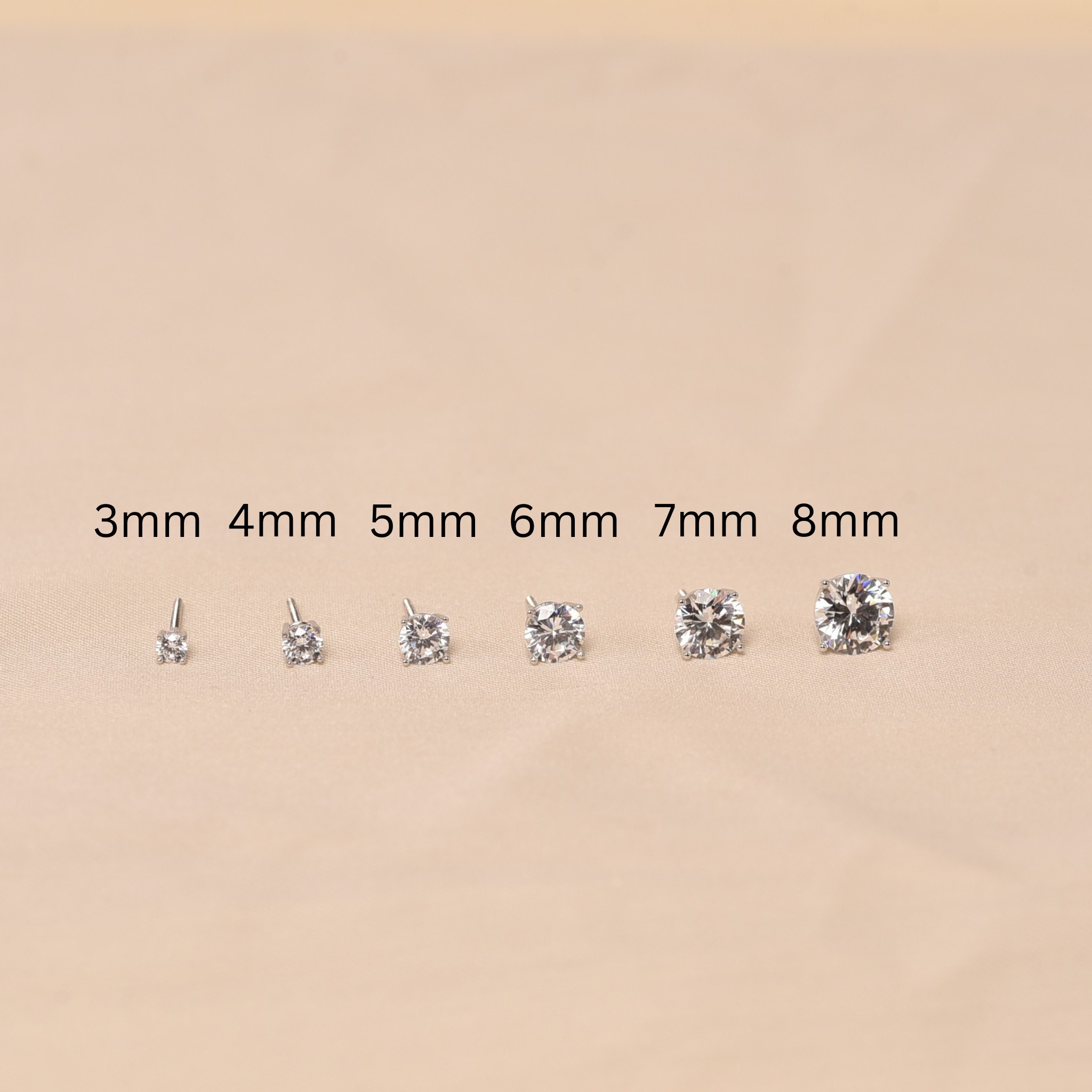 Studs Size guide