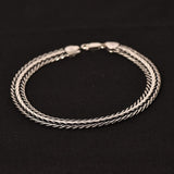 Silver Ameya  Broad bracelet Tennis