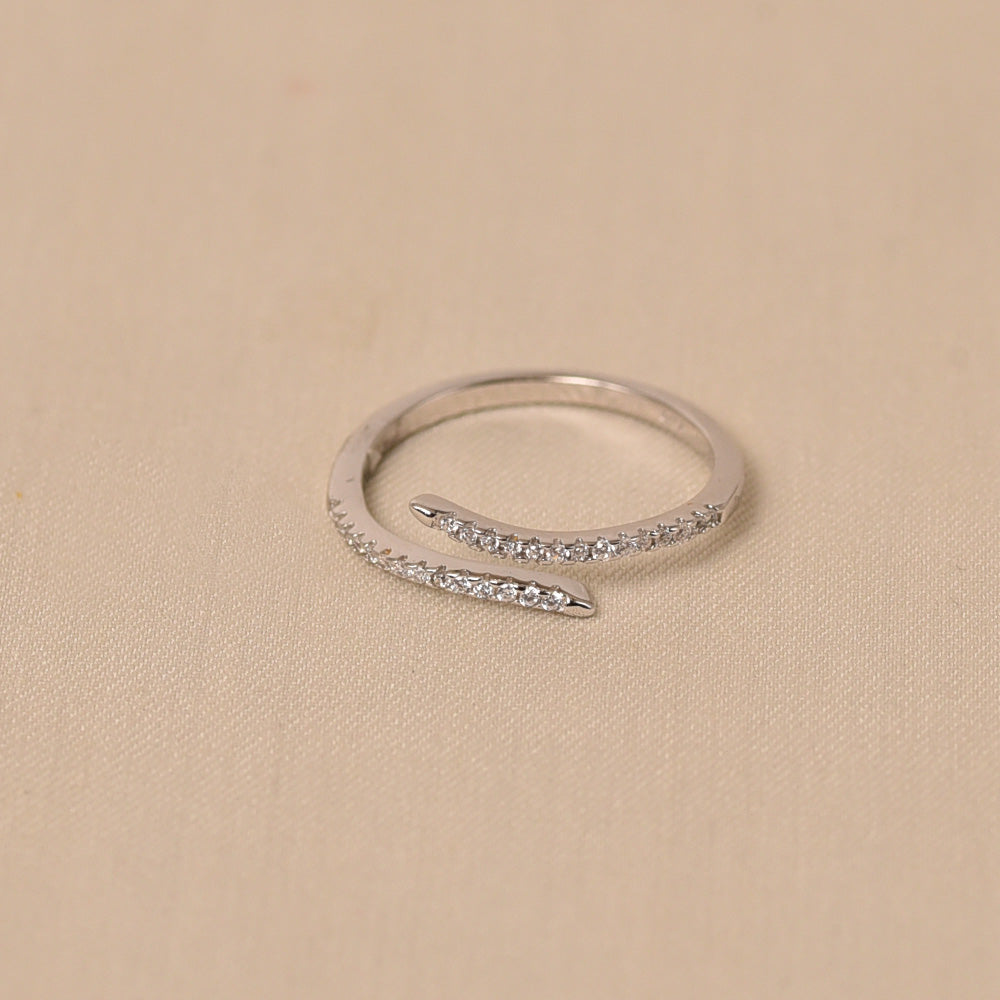 Adjustable Daily wear Diamond Ring for women by Elyta