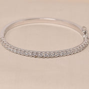925 Sterling Silver Diamond Kada for Women - Elyta