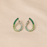Gradient Earrings - Green