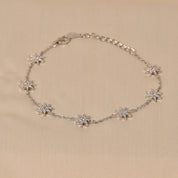 Anti-Tarnish Finish Diamond- Like stone Tennis Bracelet for Her by Elyta