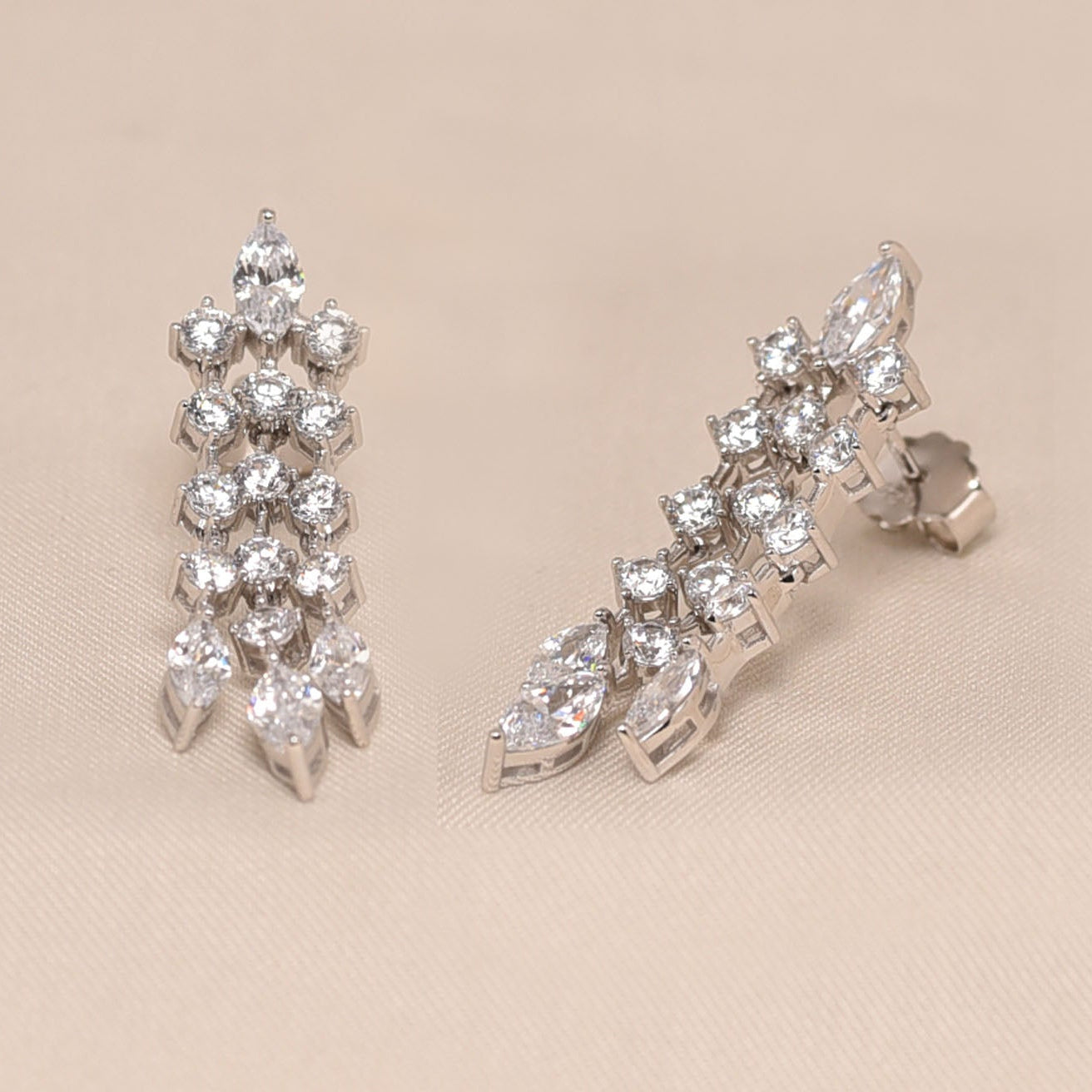 925 Sterling Silver Hanging earring for Women- Elyta