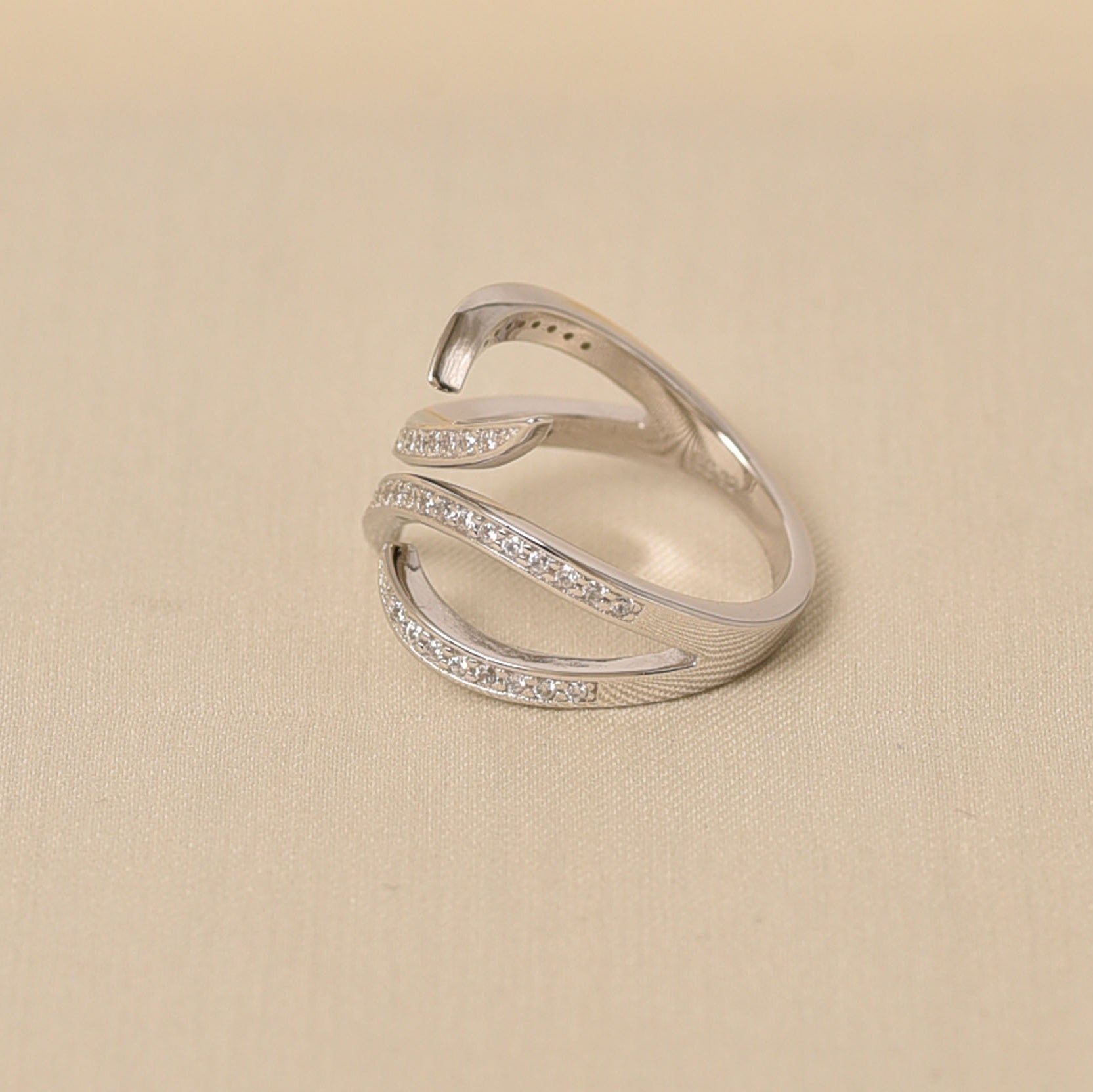 925 Stylish  Silver Ring for Women- Elyta