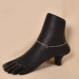 Minimal Star Layer Anklet (Single Piece)