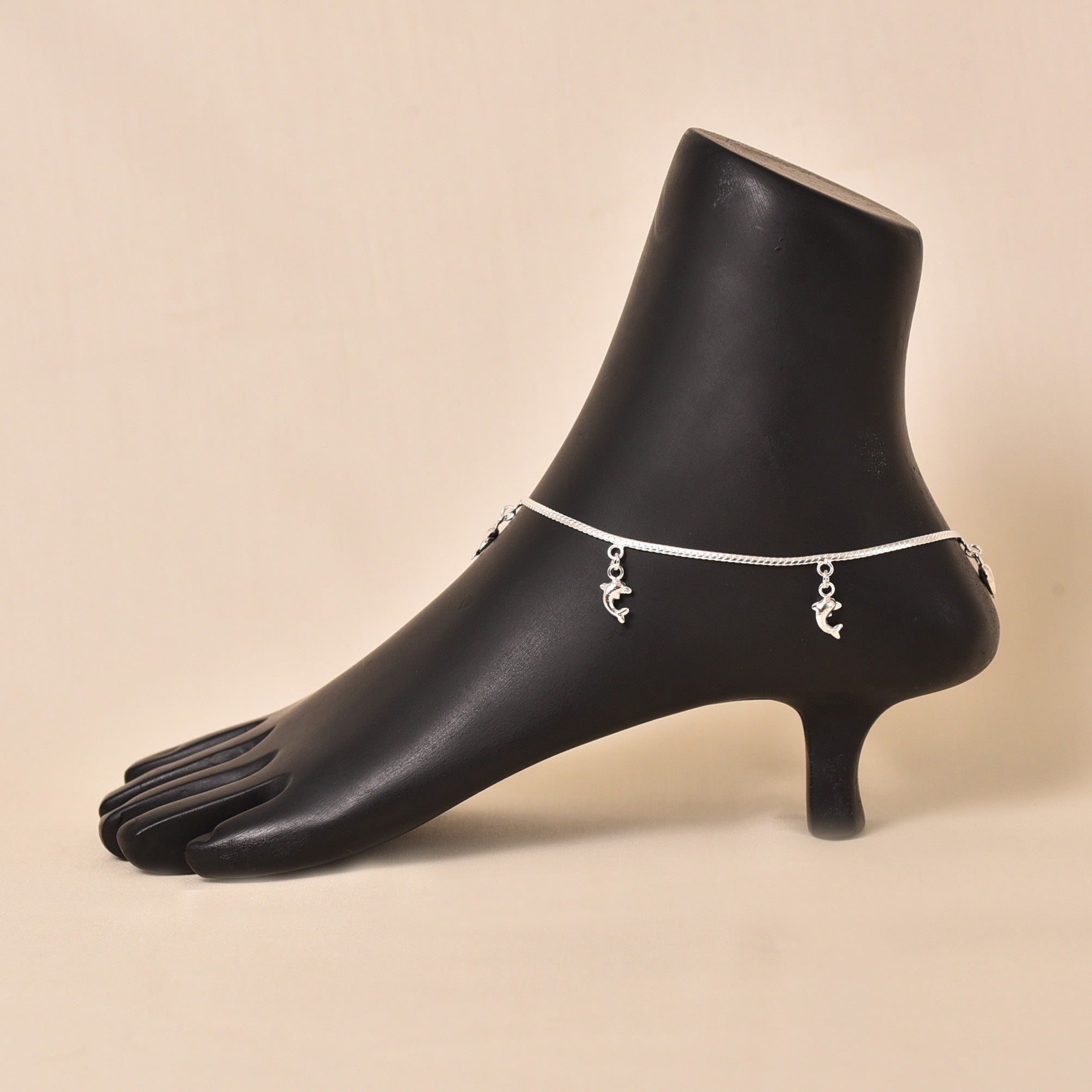 Dolphin Charm Anklet (Single Piece)