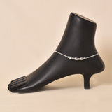 Oxidized Pillar Anklet (Single Piece)