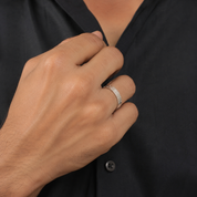 Hallmark Silver Men's Ring by Elyta