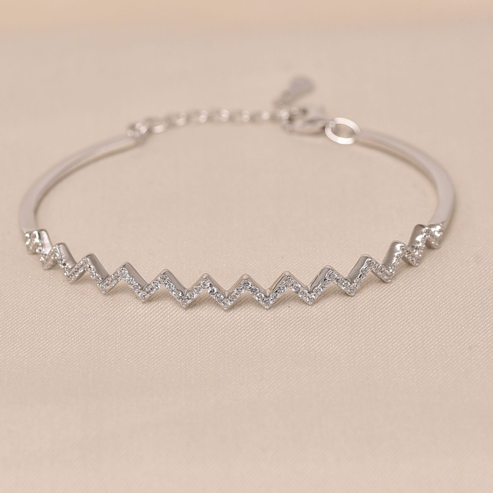 925 Sterling Silver Bracelet Kada for Women - Elyta
