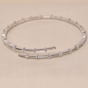 925 Sterling Silver Bracelet Kada for women- Elyta