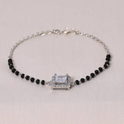 Square Serenity Mangalsutra Bracelet - Large Stone