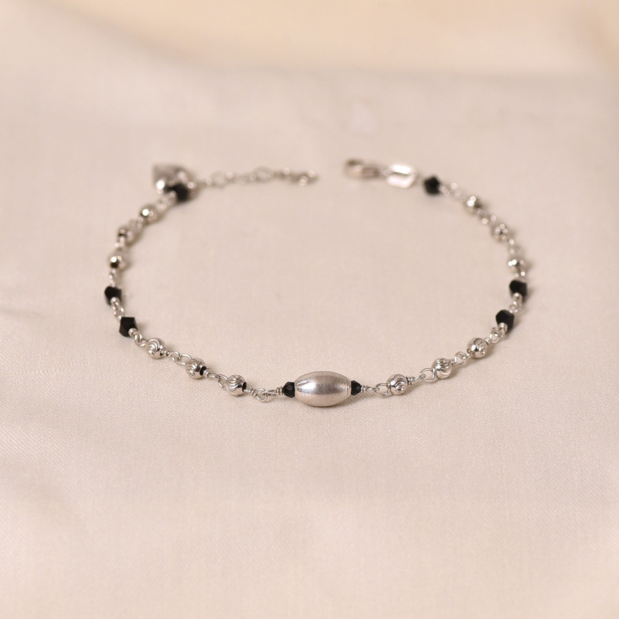 Silver Bond Mangalsutra Bracelet