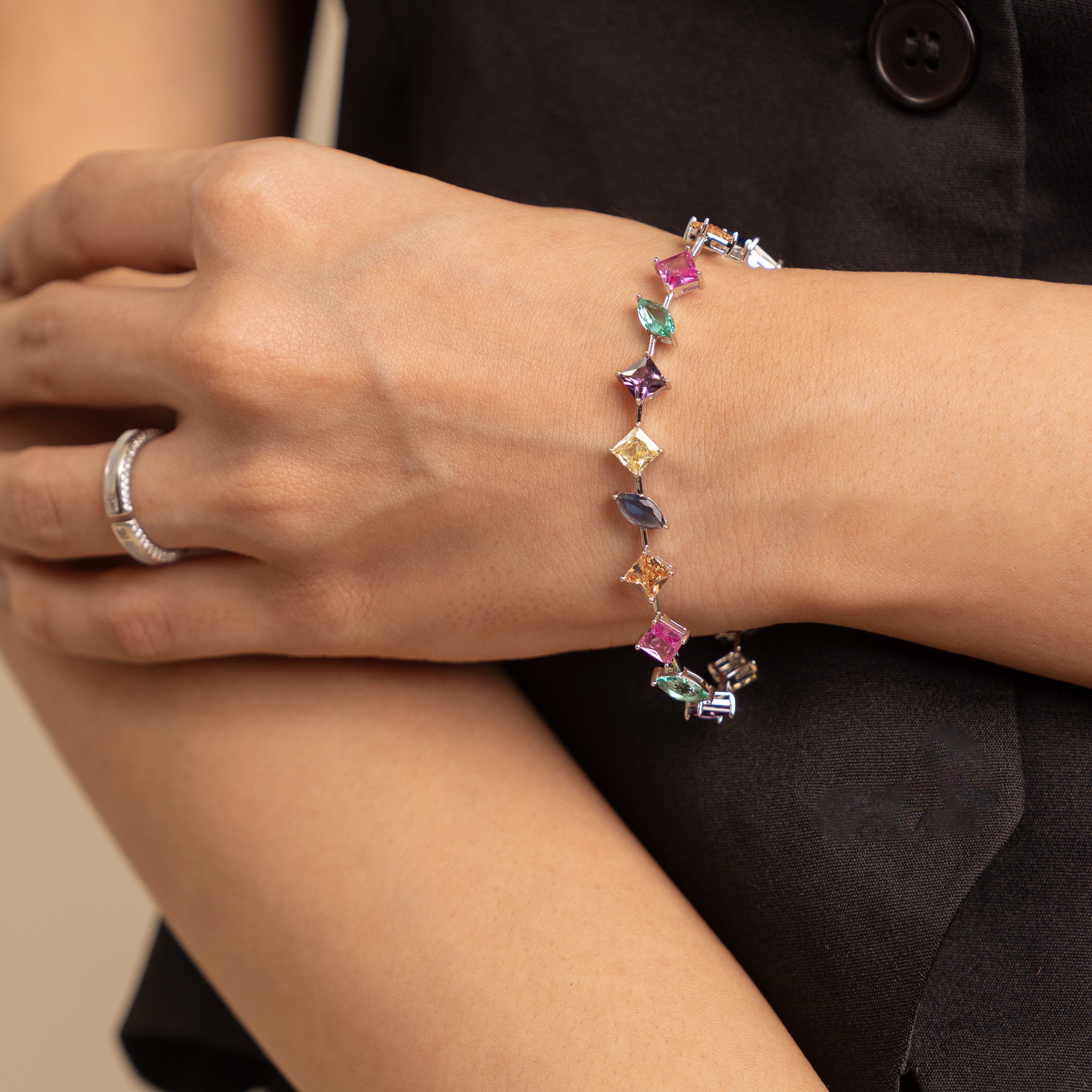 BT02186S7_colorful bracelet_multicolor bracelet