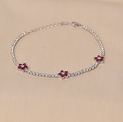 925 Sterling Silver Crystal Bracelet for women - Elyta