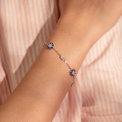 Daisy Radiant Bracelet -Blue