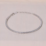 Sliver Dae Tennis Bracelet