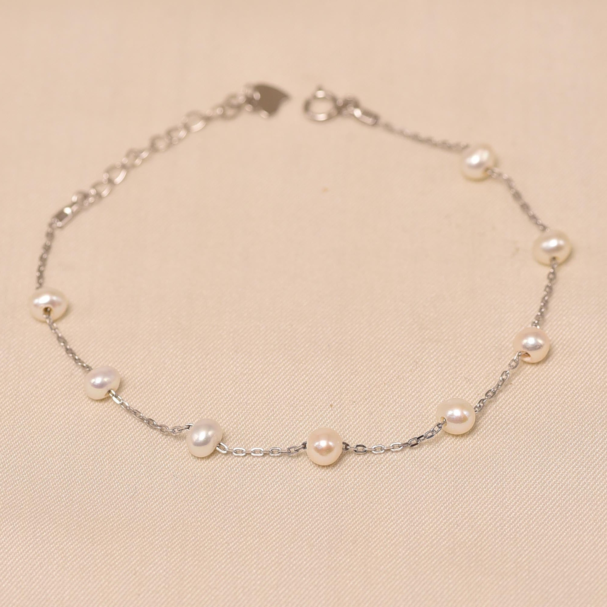 8 Pearl Tennis Bracelet