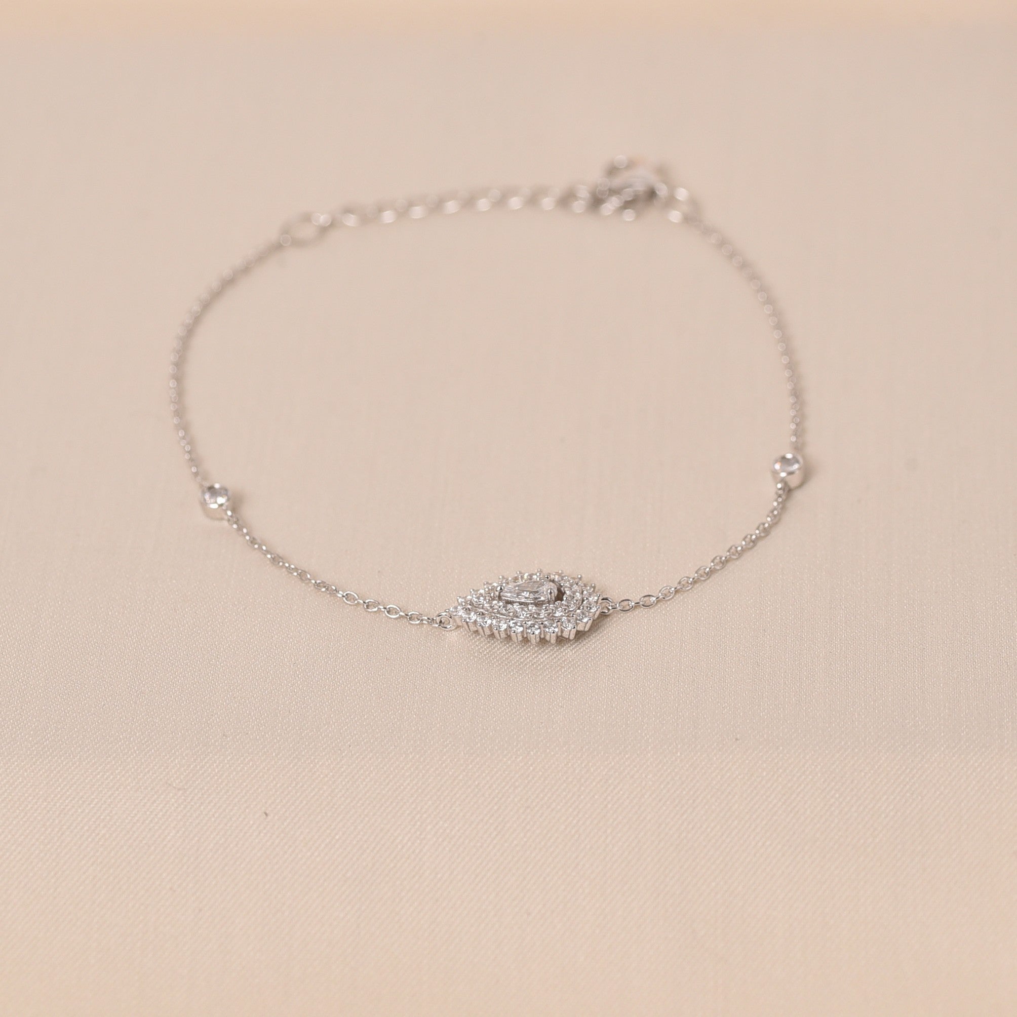 Diamond Tear Bracelet