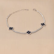 Clove Charm Bracelet- Blue