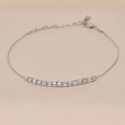 925 Sterling Silver and Diamond Bracelet for Women - Elyta