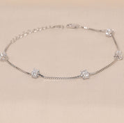 Zirconia Dust Tennis Bracelet