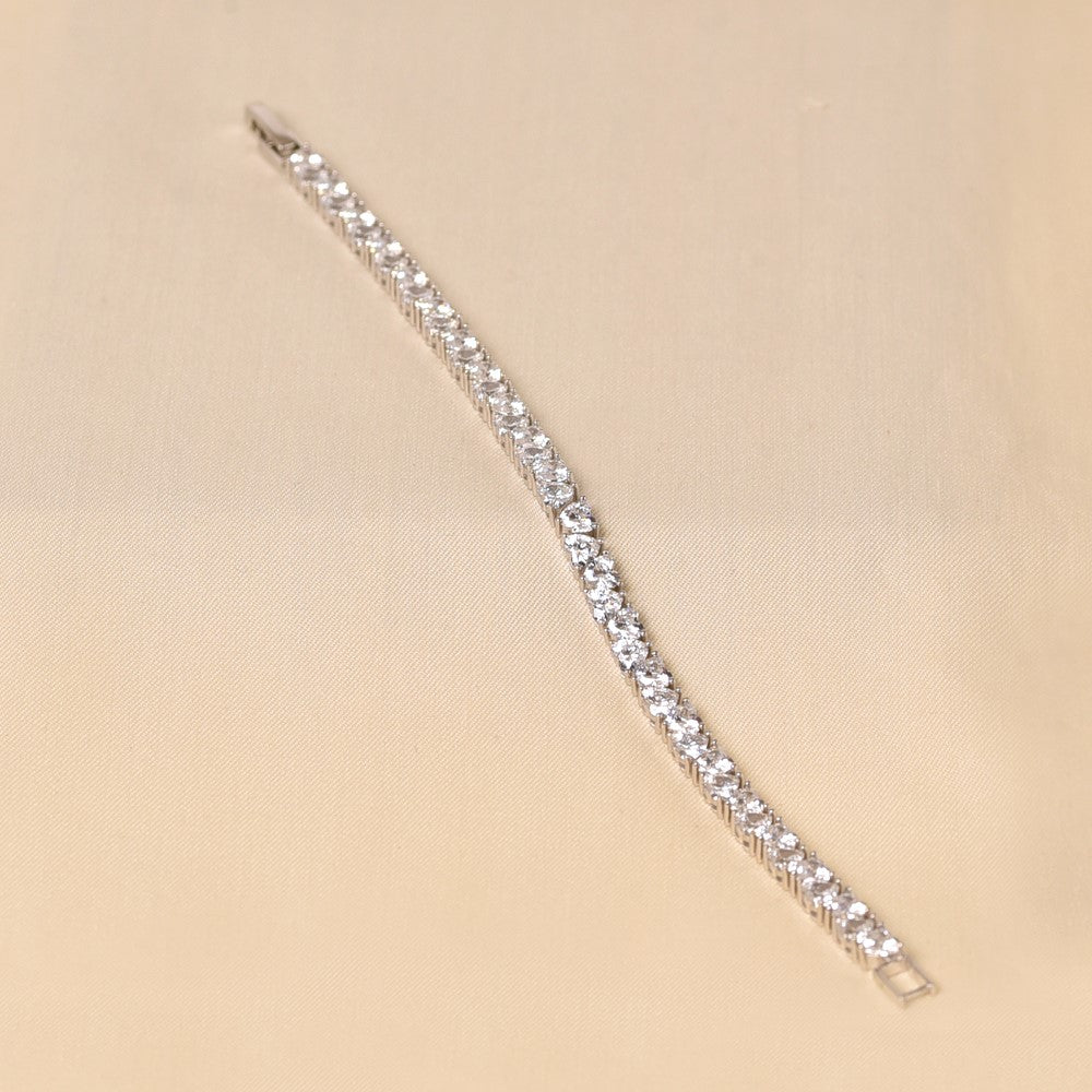 Cuddle Heart Tennis Bracelet
