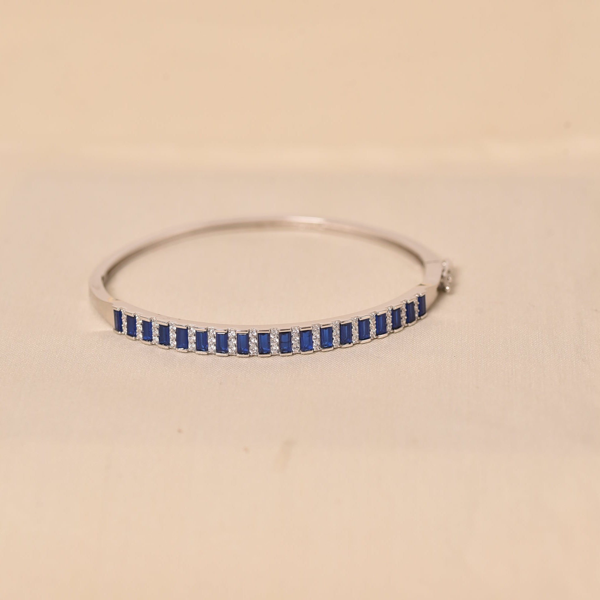 blue crystal Diamond Party wear Kada for women