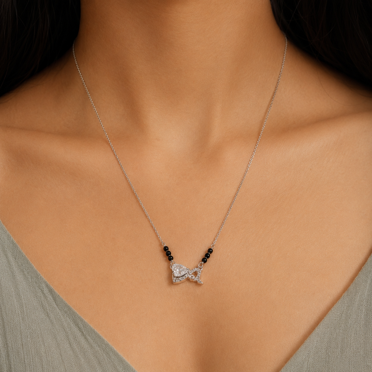 Diamond Trendy Mangalsutra for Her
