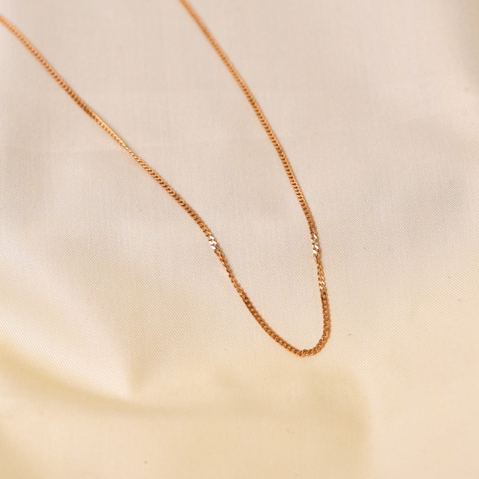 Rose Gold Chain 2gm 16"